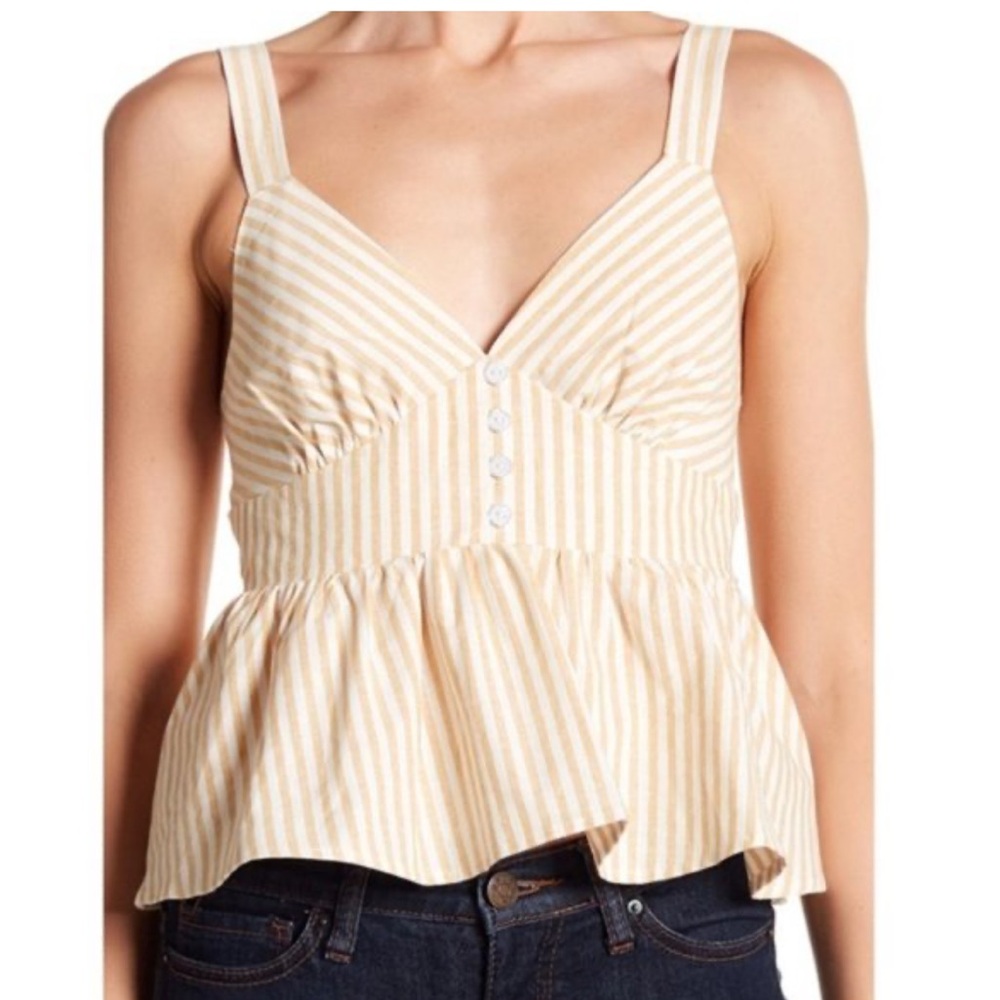 Good Luck Gem peplum top